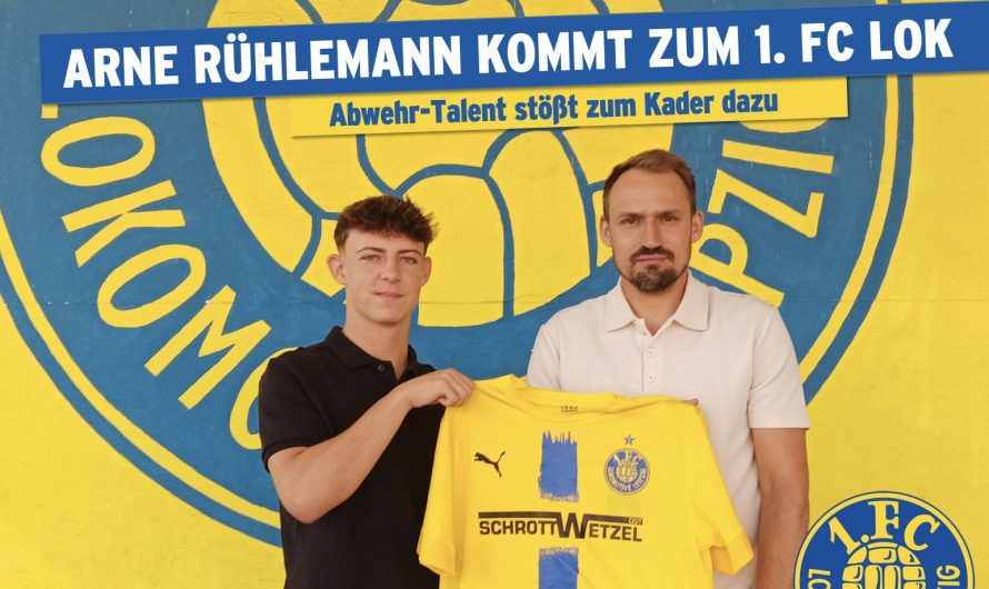 Lok Leipzig sichert sich Außenverteidiger Arne Rühlemann